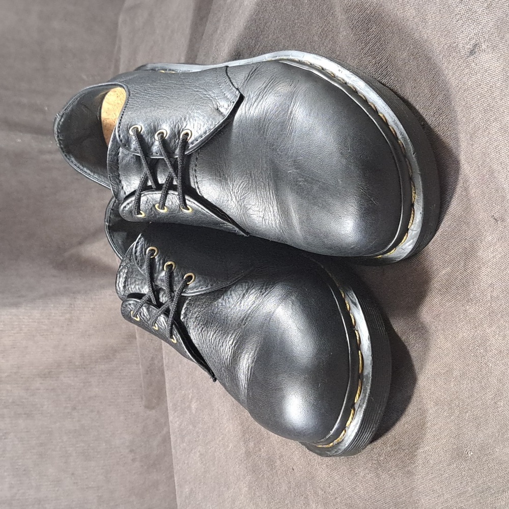 Dr. Martens 1461 Ambassador Black Leather Oxford Shoes G US M10 W11 3 Eyelet